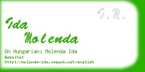 ida molenda business card